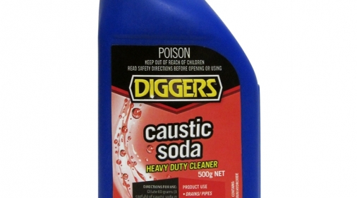 Diggers caustic soda