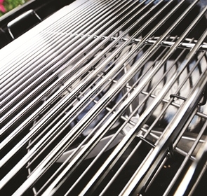close up of a BBQ rack